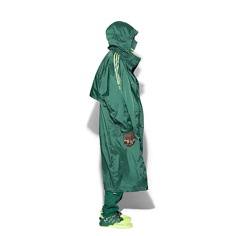 IVY PARK X Adidas Limited Edition! Green Trench Rain Coat. Unisex style! - Picture 6 of 16
